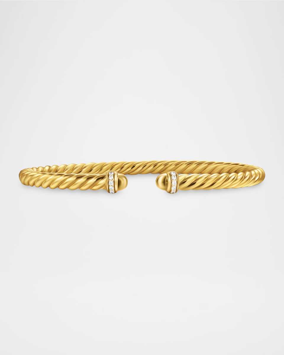 Modern Cablespira Bracelet in 18K Gold with Gemstones and Diamonds, 4